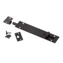 Scope Reverse Barrel Bolt Heavy Duty BS With Screws Black EA - primehardware