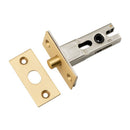 IVER Privacy Bolt Round | 45mm Backset - Brushed Brass