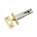 IVER Privacy Bolt Round | 70mm Backset - Brushed Gold PVD