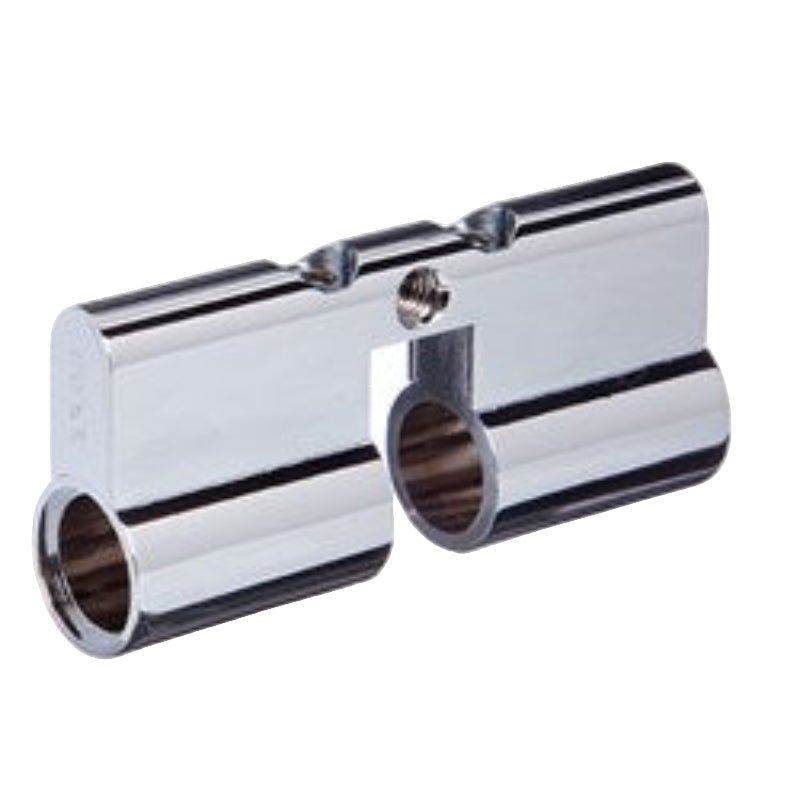 Brava Metro Euro Double Cylinder With Lazy Cam 6 Pin Without Barrel Chrome Plate 70mm - 9555-3 Brm905553nbcp  BRM905553NBCP