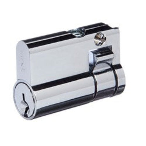 Brava Metro Euro Half Cylinder With Fixed Cam Lw5 Profile Rekeyable Chrome Plate 45mm - 9555 - 5 Brm905555cp BRM905555CP - primehardware