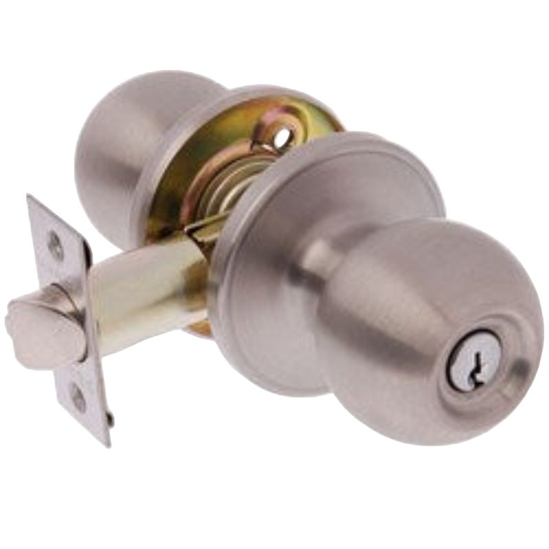 Brava Urban Tiebolt Entrance Knob Set Lw4 Profile Kd With Adjustable 60/70mm Backset Satin Stainless Steel - Brt3600b  BRT3600B