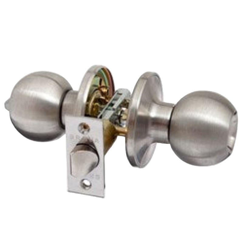 Brava Urban Tiebolt Privacy Knob Set Adjustable 60/70mm Backset Satin Stainless Steel - Brt3610b  BRT3610B