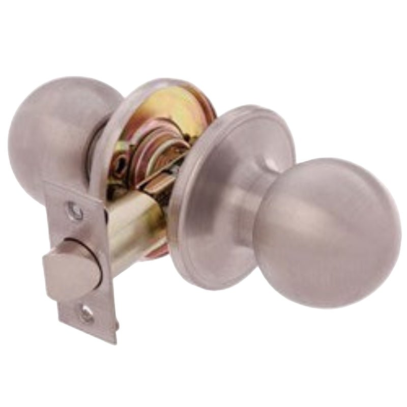 Brava Urban Tiebolt Passage Knob Set Adjustable 60/70mm Backset Satin Stainless Steel - Brt3630b BRT3630B - primehardware