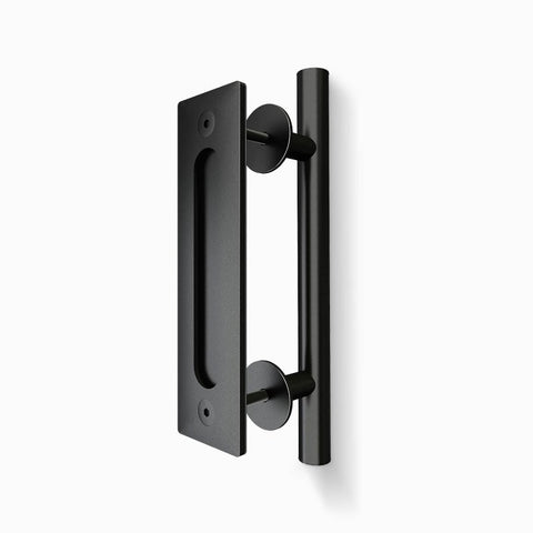 Zanda Barn Door Hardware Kit (Pull Handle & Flush Pull) - primehardware