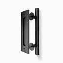Zanda Barn Door Hardware Kit (Pull Handle & Flush Pull) - primehardware