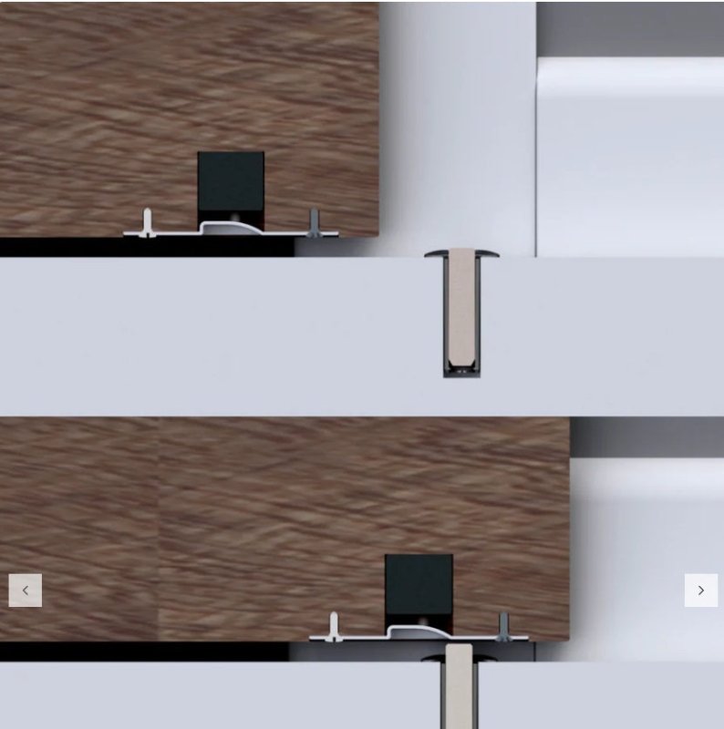 Fantom Barn Door Stop – Flush Mounted Magnetic Doorstop for Sliding Doors with Dual-Position Hold-Open Functionprimehardware