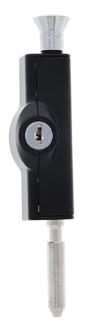 Carbine CBS C500 Wafer Patio Bolt, LF Keyed Alike KA2, Poly Bag, Black - primehardware