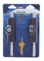Carbine CBS C500 Wafer Patio Bolt, C4 Wafer No Barrel , Twin Display Pack, Brown - primehardware