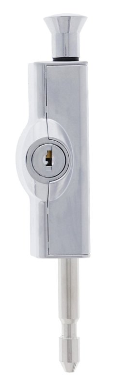 Carbine CBS C500 Wafer Patio Bolt, LF Keyed Alike KA1, Poly Bag, Chrome Plate - primehardware