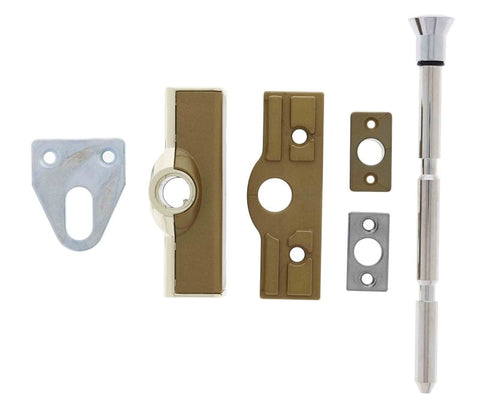 Carbine CBS C500 Wafer Patio Bolt, No Barrel , Poly Bag, Polished Brass - primehardware