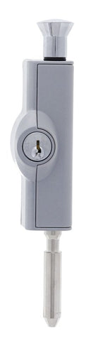 Carbine CBS C500 Wafer Patio Bolt, C4 Wafer Keyed Alike KA1, Poly Bag, Silver - primehardware