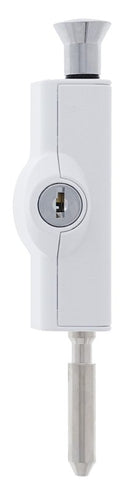 Carbine CBS C500 Wafer Patio Bolt, LF Keyed Alike KA1, Poly Bag, White - primehardware