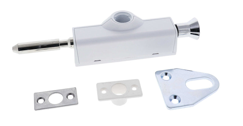 Carbine CBS C500 Wafer Patio Bolt,  No Barrel  , Poly Bag, White