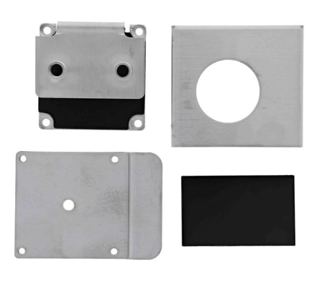 Carbine CCL glass door fitting no lock - primehardware