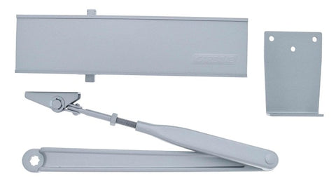 Carbine CDC - 3 Radius EN2 - 4 40kg - 80kg door closer, Silver, with Backcheck - primehardware