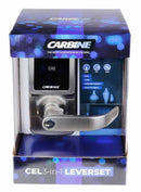 Carbine CEL - 3in1 Electronic Leverset, Less batteries, Display Pack, Satin Nickel - primehardware