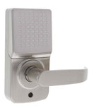 Carbine CEL - 3in1 Electronic Leverset, Less batteries, Boxed, Satin Nickel - primehardware