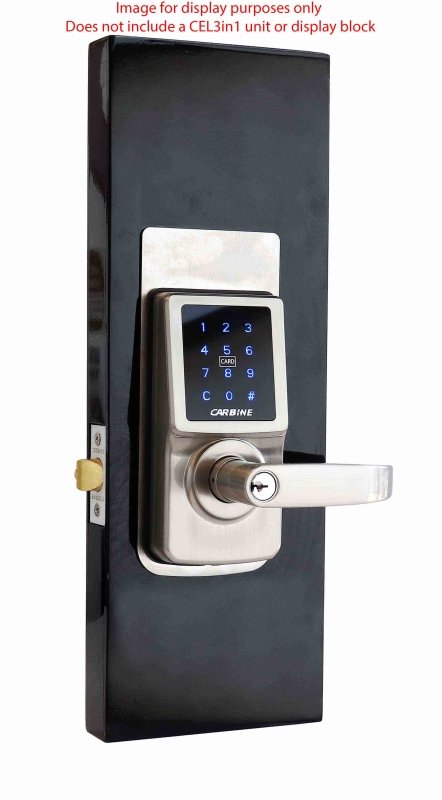Carbine CEL-3IN1 Electronic Lock Trilock Kit requires 2, Stainless Steel