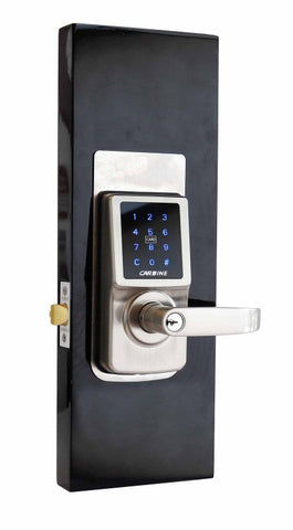 Carbine CEL - 3IN1 Electronic Lock Trilock plate no screws 1, Stainless Steel - primehardware