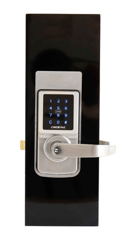 Carbine CEL - 3IN1 Electronic Lock Trilock plate no screws 1, Stainless Steel - primehardware