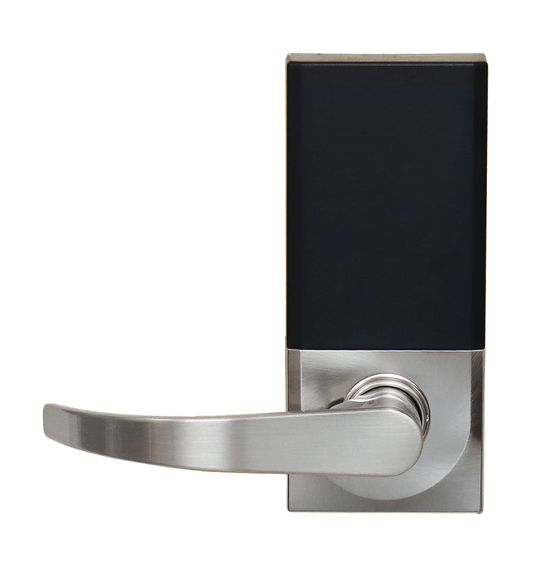 Carbine CEL2-3in1 Standalone fire door Electronic Leverset, With batteries, Boxed, Satin Nickel 4 AA batteries