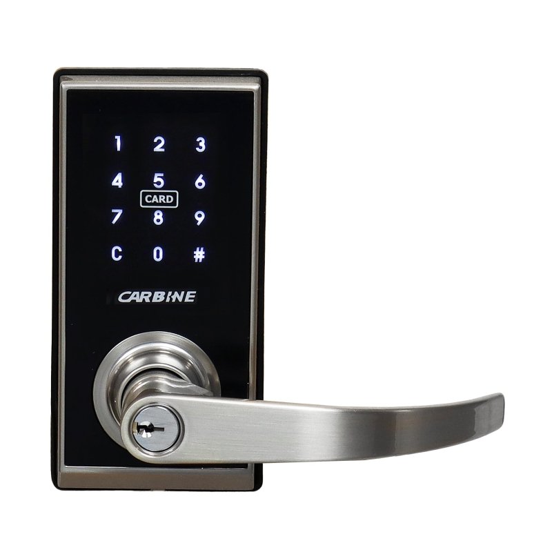 Carbine CEL2 - 3in1 Standalone Electronic Leverset, Less batteries, Boxed, Satin Nickel - primehardware