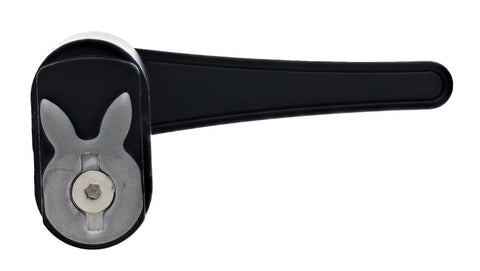 Carbine Acrobat oval egress lever turnsnib LH/RH matte black - primehardware