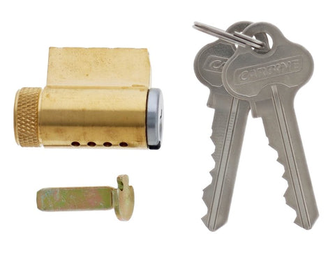 Carbine 8221 PD Cylinder incl PE PD tailpiece (no classroom), 6 pin, C4 Keyed to Differ , Satin Chrome - primehardware