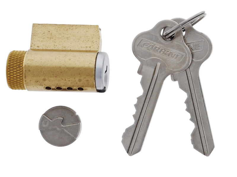 Carbine C60 C70 spare cylinder satin chrome keyed alike KA1