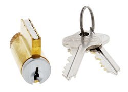 Carbine 8221 PD Cylinder Less tail, 6 pin, C4 Keyed to Differ , Satin Chrome - primehardware