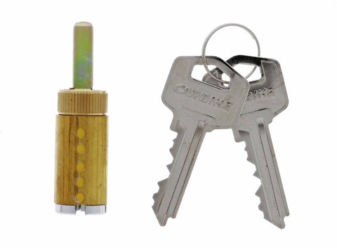 Carbine 8221 PD Cylinder , 5 pin, Tes5 Keyed to Differ , Chrome Plate - primehardware