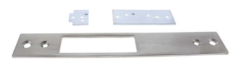 Carbine Acrobat latching strike timber face plate kit satin chrome