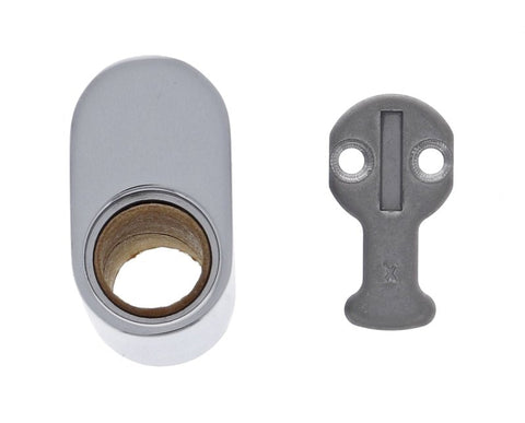 Carbine Oval Cylinder Housing, X Cam 6 pin, Non stamped, Boxed, Chrome Plate - primehardware