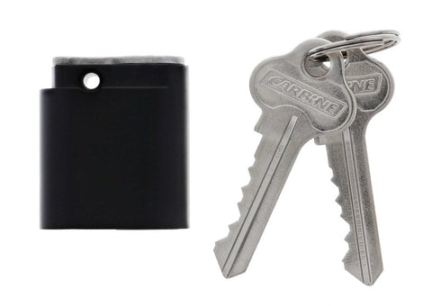 Carbine Oval Cylinder, 6 pin X Cam, C4 Keyed to Differ , Boxed, Matte Black - primehardware