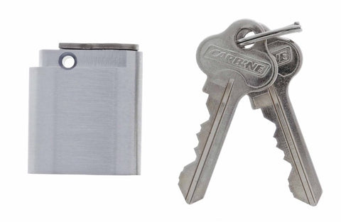 Carbine Oval Cylinder, 6 pin R Cam, C4 Keyed Alike KA7, Boxed, Satin Chrome - primehardware