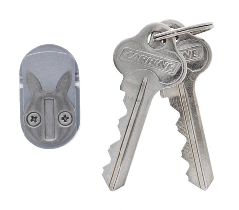 Carbine Oval Cylinder, 6 pin R Cam, C4 Keyed to Differ , Boxed, Satin Chrome - primehardware