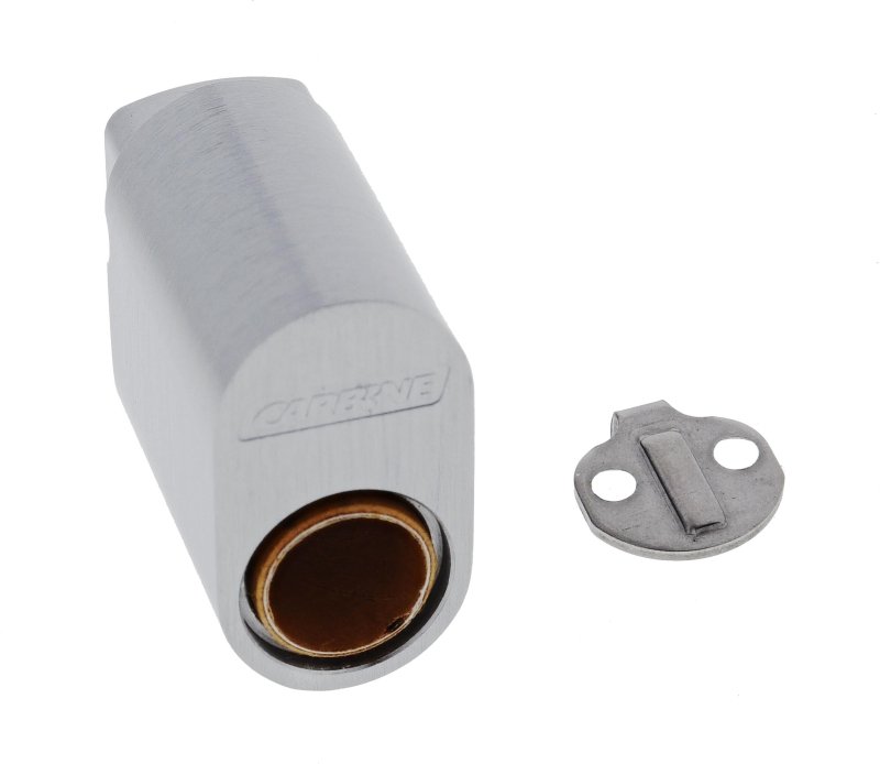 Carbine Oval Cylinder Housing, W Cam 6 pin, , Boxed, Satin Chrome - primehardware
