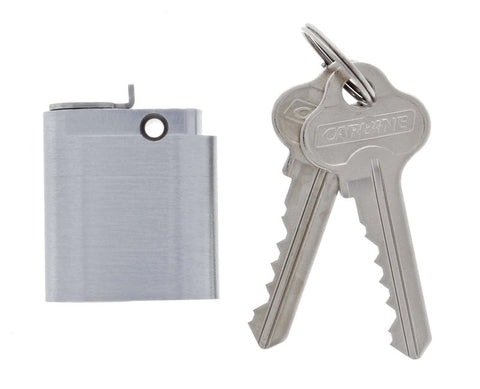 Carbine Oval Cylinder, 6 pin W Cam, C4 Keyed to Differ , Boxed, Satin Chrome - primehardware