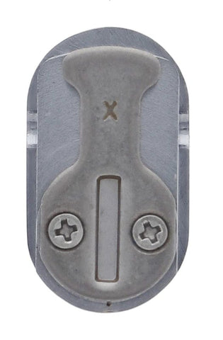 Carbine Oval Cylinder, 6 pin 48mm cylinder X Cam, C4 Keyed to Differ , Boxed, Satin Chrome - primehardware