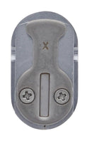 Carbine Oval Cylinder, 6 pin 48mm cylinder X Cam, C4 Keyed Alike KA1, Boxed, Satin Chrome - primehardware