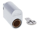 Carbine Oval Cylinder Housing, Y Cam 6 pin, , Boxed, Satin Chrome - primehardware