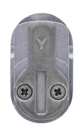 Carbine Oval Cylinder, 6 pin Non stamped X Cam, C4 Keyed Alike KA1, Bulk 10, Satin Chrome - primehardware