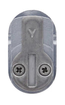 Carbine Oval Cylinder, 6 pin Non stamped X Cam, C4 Keyed Alike KA1, Bulk 10, Satin Chrome - primehardware