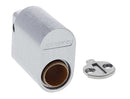 Carbine Oval Cylinder Housing, Z Cam 6 pin, , Boxed, Satin Chrome - primehardware
