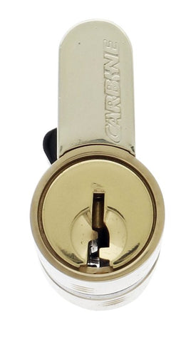 Carbine Euro Double cylinder Fixed Cam, 5 pin, C4 Keyed Alike, KA2, Boxed, Polished Brass - primehardware