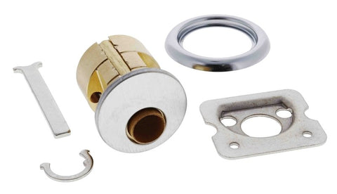 Carbine 201 Cylinder Housing, 6 pin, Non stamped, Boxed, Satin Chrome - primehardware