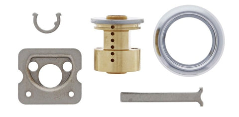 Carbine 201 Cylinder Housing, 6 pin, Non stamped, Boxed, Satin Chrome - primehardware