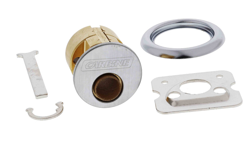 Carbine 201 Cylinder Housing,   6 pin, , Bulk Pack 20, Satin Chrome