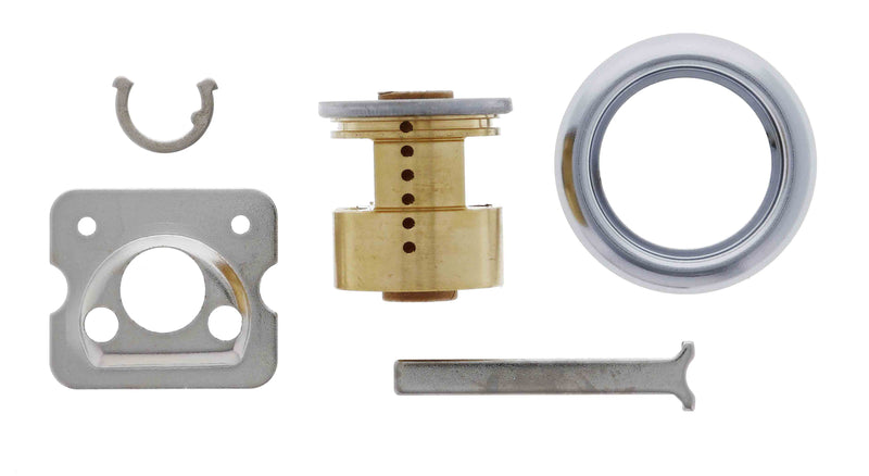 Carbine 201 Cylinder Housing,   6 pin, , Bulk Pack 20, Satin Chrome